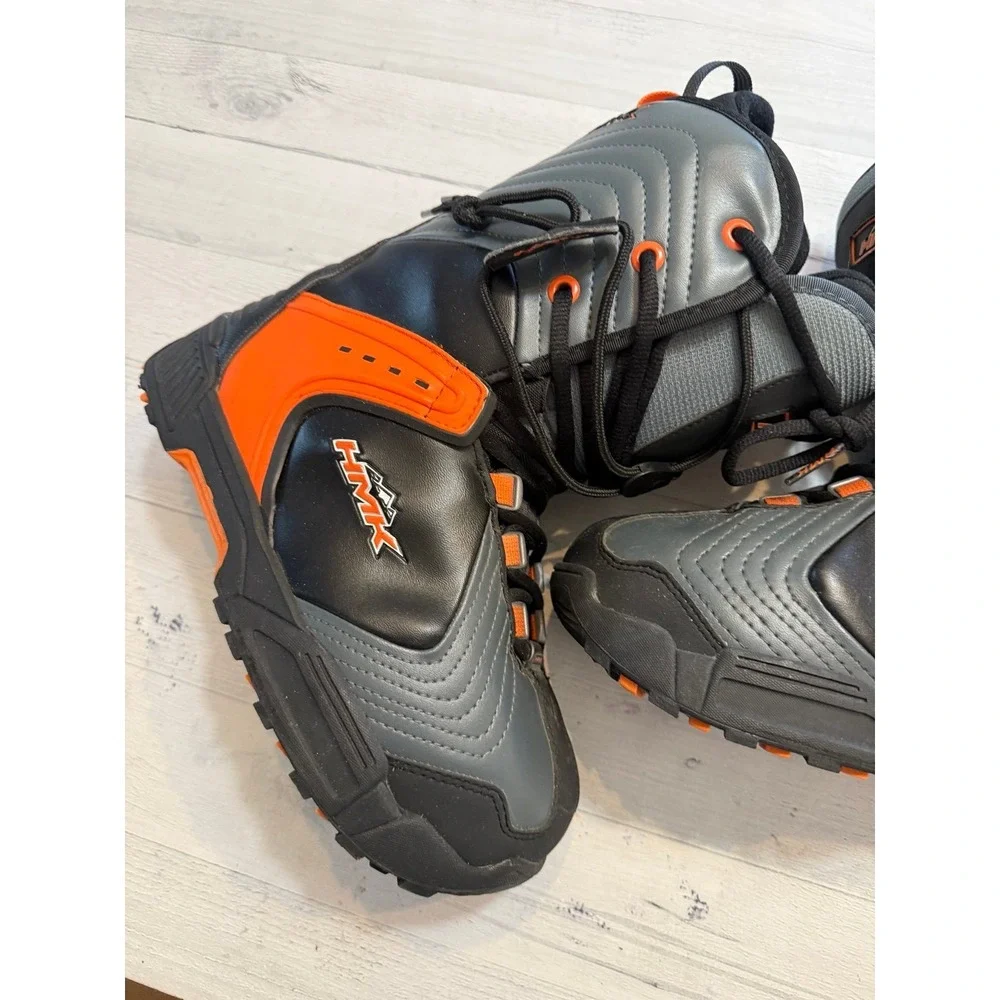HMK Highmark 4 Snowmobile Boots Men's Size‎ 8 Black Orange